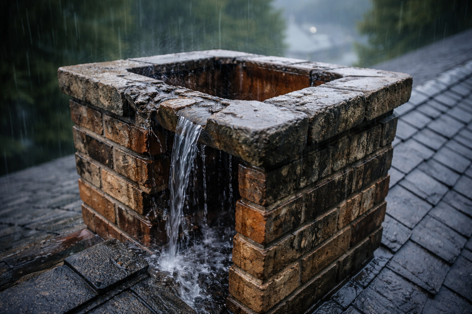 The Cycle of Water Damage in Chimneys: How a Small Leak Turns Into a Big Problem